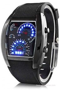 Eleganzza LED Speedometer Speedled Digital Watch - For Men